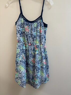 Hollister Tie Back Floral Mini Dress